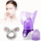 PRIMEPULSE Facial Steamer & Steam Inhaler for Sinus Relief with Warm Mist for Deep Cleaning, Home Spa Set, Unclogs Pores, Removes Blackheads Professional Face Care Tool for Women & Men