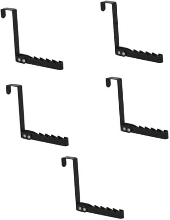 SOLUSTRE 5pezzi Appendiabiti Pieghevole Manganese Gancio Versatile Per Cappotti e Asciugamani Per Camera Opaco