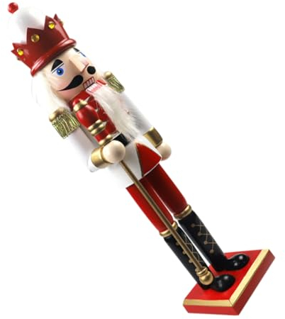 MAGICLULU Ornamento dello schiaccianoci di natale per matrimonio soldato schiaccianoci figurine di mini soldato figure di schiaccianoci di natale bomboniera natalizia di legno