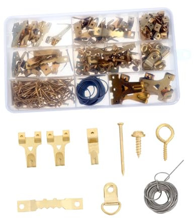 Veemoon 1ensemble Kit De Muraux Non-tracés Avec Câble Pour Accrocher Cadres Photos Et Oeuvres Art