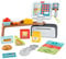 Fisher-Price Lernspielzeug für Kleinkinder Lernspaß Meine erste Spielkasse, Kaufladen mit 20 Teilen für Kinder ab 2 Jahren, mehrsprachige Version, JGW97