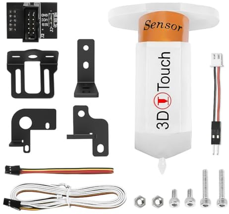 DollaTek 3D Touch V3.2 for 3D printer level sensor with 4 stands compatible with 3/5 series, CR-10/CR-10 V3, A10/A20/A30 series, for BL-Touch kit, long cable