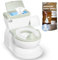 Real Feel Pot 2 en 1 avec rangement de lingettes, sons de chasse d'eau et doublures jetables – Toilettes réalistes – Facile à nettoyer et à assembler – Jool Baby (sauge)