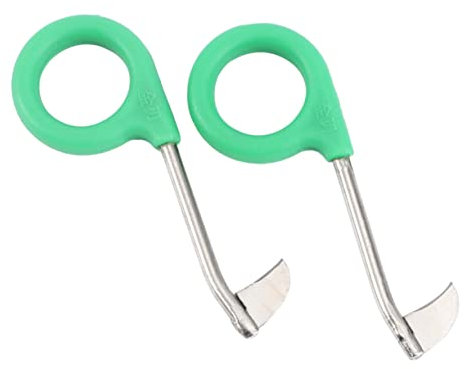 Toddmomy 2 Stücke Kunststoff Werkzeug Stahl Strauch Entrindung Werkzeug Grün Baum Ring Bellen Cutter Pfirsich Baum Ring Cutter Baum Cutter