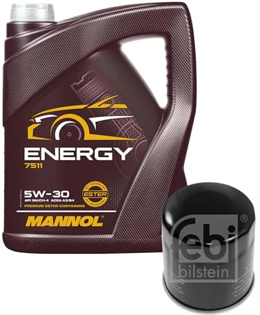 Inspektionspaket Wartungspaket Filterset mit Motoröl Energy 5W-30, Ölfilter