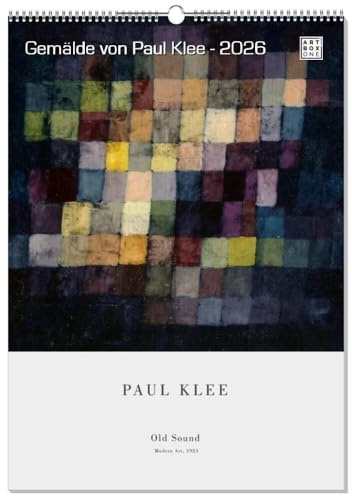 artboxONE Kalender 2026 Gemälde von Paul Klee Wandkalender A2 2026 Abstrakt
