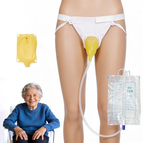 DOUQIFEI raccoglitore di urina portatile con pantaloni di fissaggio traspiranti, capsula raccoglitore di urina riutilizzabile da 1000 ml per uso quotidiano e attività all'aperto (per donne)