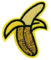 Alsino Patches zum Aufbügeln Aufnäher Patch Aufbügel-Patch Jacke Shirt Hose Patches-Set, Variante wählen:PAT-118 Banane Pailletten