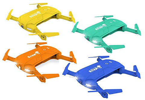 Twodots - Two dots snap the social drone cam hd 1mpx con giroscopio stabilizzatore a 6 assi colore blu