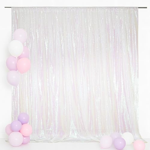 Eternal Beauty 122x213cm Iridescent Shinny Sequin Photography Backdrop Party Prom Wedding Youtobe Banquet Photo Background (4x7 feet)