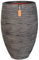 Capi Europe - Gefäß elegant Deluxe Rib NL - 55x85 - Anthrazit - Öffnung Ø38 - Blumentopf für den Innen- und Außeneinsatz - Bruchsicher - 100% recycelbar - KOFZ1132