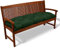 Beautissu Bankauflage Flair BK - Sitzkissen für Gartenbank - Polster Auflage Outdoor - Bankpolster Auflage für Sitzbank & Hollywoodschaukel - ca. 150x50x10 cm - Dunkelgrün