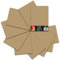 Din A4 Bogen 30x21cm 621/631 Plotterfolie Folie Vinyl Autofolie (081 Hellbraun, 10er Set 631 Matt)