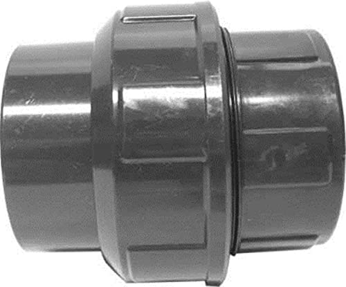 STEMAX-Wassertechnik: PVC-Klebefittings, Verschraubung, klebemuffe x klebemuffe, Größe: 50mm x 50mm