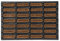 rutschfeste Fußmatte Outdoor - Türmatte aus Gummi & Kokos – Fußabtreter 40x60 cm für den Außenbereich – Gummi Kokosmatte wetterfest und robust