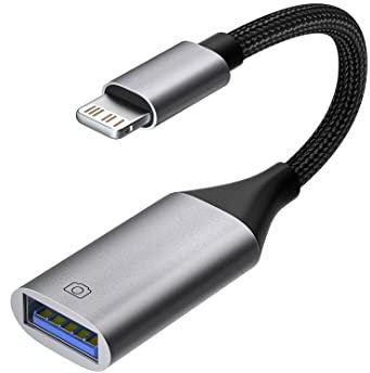 sunshot Adaptateur OTG pour Appareil Photo USB Compatible avec Phone Pad, Prend en Charge l'appareil Photo, Le Lecteur de Carte, la clé USB, la Souris, Le Clavier, Les concentrateurs, Le MIDI, etc.