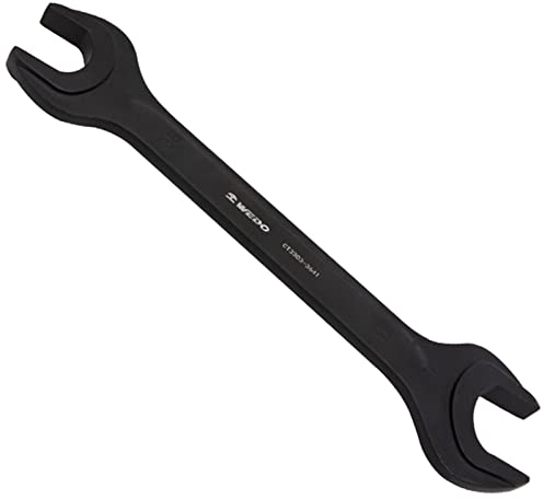 WEDO Offener Doppel-Maulschlüssel,Doppelmaulschlüssel,SW 17×19mm,Länge 180mm,offenes Ende-Schraubenschlüssel,Schraubenschlüssel,40 Chromstahl,DIN 894