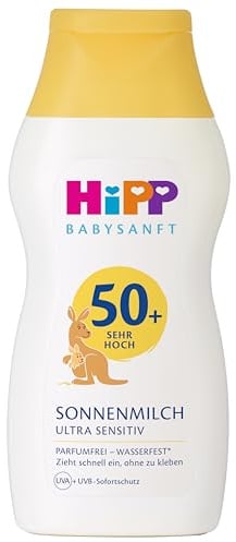 HiPP Babysanft Sonne Sonnenmilch LSF50+, 200ml
