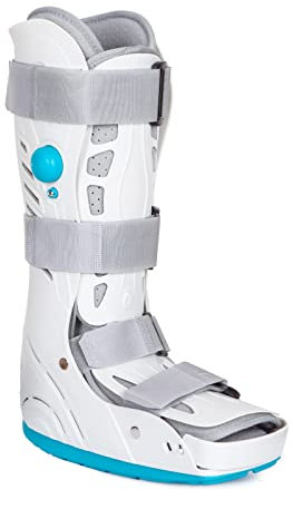 Inflatable Walker Boot, Air Cam Tall Walker Fracture Boot, Walker Brace Walking Boot Orthopaedic Boot for Sprained Ankle, Foot Pain Recovery, Stress Fracture, Broken Foot, Achilles Tendonitis (L)