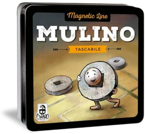 Cranio Creations - Magnetic Line, Mühle, EIN großer Klassiker in Taschenformat, magnetische Version, italienische Ausgabe, CC356