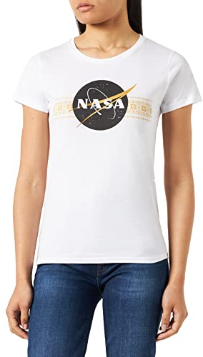 Nasa Damen Wonasadts067 T-Shirt, weiß, M