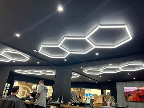 rivestiiltuogarage Led nido d'ape DESIGN esagonale car DETAILING OFFICINA AUTOLAVAGGIO CARROZZERIA GOMMISTA UFFICIO ROMBO LUCIDATURA AUTOL8