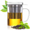 Dimono® Teeglas mit Sieb Teebereiter mit Tee-Filter, Tee-Sieb und Deckel - Tee-Zubereiter Tea-Maker & Tee-Tasse in Einem; ca. 450 ml (Teamaker - Deluxe)