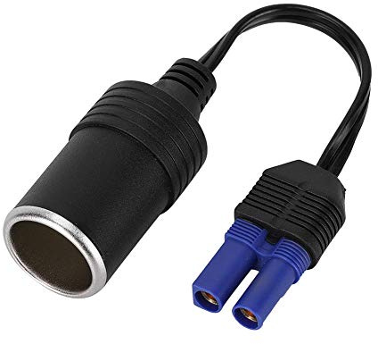 Auto EC5 Buchse auf Zigarettenanzünder Adapter für Notstart Batterie Kabel EC5-Zigarettenanzünder-Adapter Zigarettenanzünderbuchse für Auto-Notstart und mobile Stromversorgung