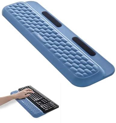 Vaydeer Handgelenkauflage mit Aufklebern, volle 100% mechanische Tastaturauflage, Stützpolster, Schreibtisch-ergonomisches Kissen für Computer, Tippen, Büro, Arbeit, Zuhause, Gaming, weicher