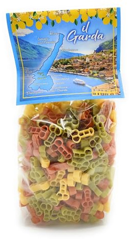 LA TRAFILATA Cazzetti tricolore 'Il Garda' - Nudeln in Penisform 500g x1
