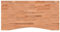 vidaXL Schreibtischplatte, Tischplatte mit 4 abgerundeten Ecken, Arbeitsplatte Platte für Schreibtisch Esstisch, Holzplatte Bürotischplatte, 110x(50-55) x2,5 cm Massivholz Buche
