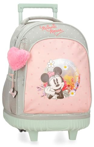 Disney Micky Peek a Boo Kindergartenrucksack, 21 x 25 x 10 cm, Polyester, 5,25 l, Grün