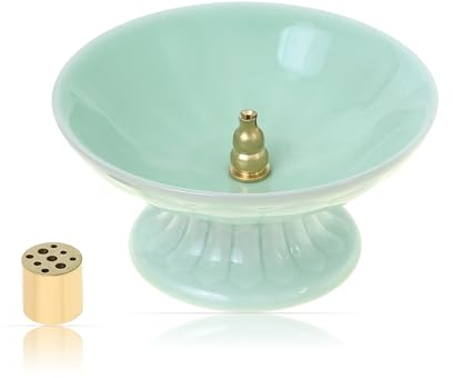 Flanacom Räucherstäbchen Halter 3 in 1 für alle Arten von Weihrauch Meditation Zubehör Japanische Deko