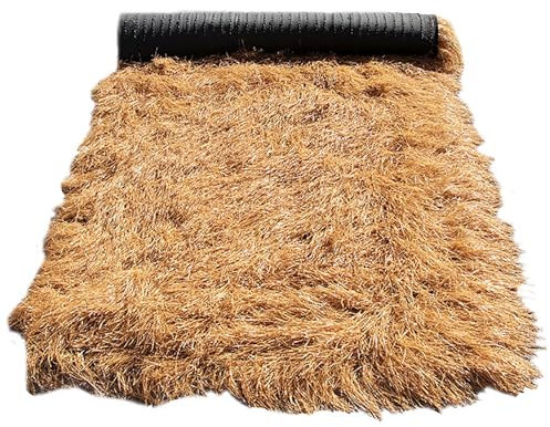 Palmgras-Rolle Künstliche Palm Reetdach Schindel Künstliche Palmdach Paneele Strohdach Mexikanische Palm Runner-Rolle Künstliche Palmdach Paneele Für Bar Garten Schirmabdeckung Dekorat (Size : 1x3m(3