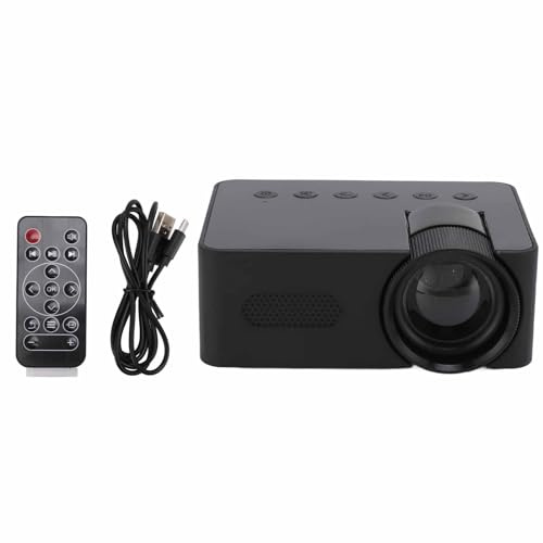 Mini Projecteur, Multifonctionnel HD 1080P Eye, Projecteurs électroniques Vidéo Entièrement Pris en, Cinéma Maison pour Intérieur et Extérieur, Compatible avec USB