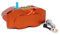 Gruppo Pinza Pompa Freno per 4 Pistoni Pinza Freno Moto da Corsa Pit Bike Pompa Freno Anteriore Posteriore Sinistro Universale(Oranage)