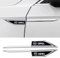 Auto Emblem Logo für Opel Corsa D,Emblem Logo Aufkleber für Motorhaube Vorne und Hinten und Kofferraum Logo Abzeichen 3D Aufkleber,Black