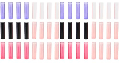 Healeved 80stücke Leere Lippenbalsam-tuben Nachfüllbare Lippenstift-behälter Kreative Lipgloss-röhrchen Für Lippenpflege Und Individuelle Gestaltung