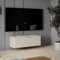 FORTE LIBERTAD moderner Fernsehtisch TV Schrank Lowboard 100 200 300 für Fernseher 55 65 80 Zoll, Wohnzimmer, hängend oder stehend, Kaschmir Beige, 99,9 cm breit x 35,4 cm hoch x 34,8 cm tief