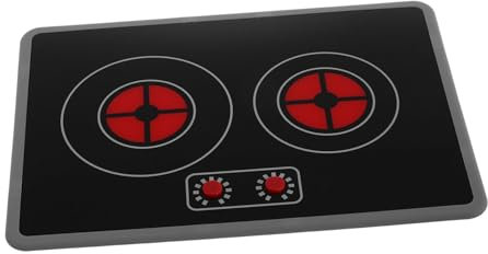 Toyvian Cocina De Inducción Juguete Realista con Sonido y Luz Electrodoméstico Simulado De rol Infantil