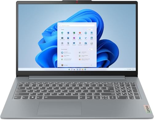 Lenovo Ordinateur portable IdeaPad Slim 3 2025 15,6 FHD 1920 x 1080, écran tactile, AMD Ryzen 7 5825U, 8 cœurs, carte graphique AMD Radeon, 16 Go DDR4, 512 Go SSD, Wi-Fi 6, Bluetooth 5.2, caméra HD
