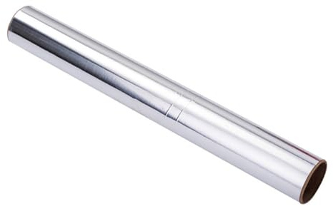 DECORNIJIA 3 Rollen Aluminiumfolie Backfolie Hitzebeständig Vielseitig für Backen Grillen Frischhalten von Fleisch Gemüse und Gebäck