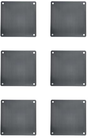 6pcs 14x14cm Washable PVC Filter Cover for PC Case Fan, High Breathability Mesh Reduces & Enhances Washable Computer Case Air Filter