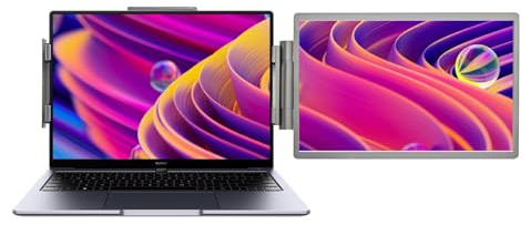 Limtula Laptop Secondary Screen 14inch Portable Display Full Highly Definition Easy Setups for Gaming and Productivity Laptop Extension