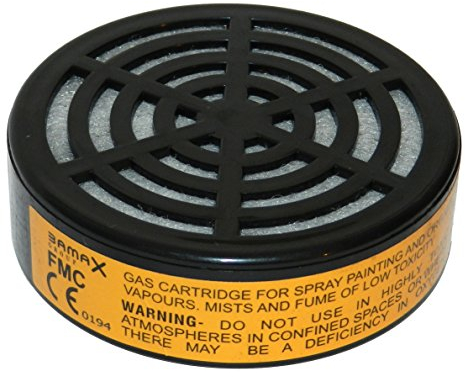 Bamax BX-FILTER Cartuccia Filtro per respiratore/maschera anti-gas e polveri, Grigio/Nero