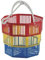 Tontarelli CESTINO PORTAMOLLETTE CESTOTTO Rondella con maniglia diametro 19 cm, altezza 17 cm