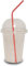 Techno Pack of 100 Reusable Clear Plastic Smoothie Cup with Cross Lid Dome for Smoothie, Milkshake, Juice, Soda, Cocktail, Perfect for Parties, Weddings, Birthdays, Restaurants, Size - 12oz (355ml)