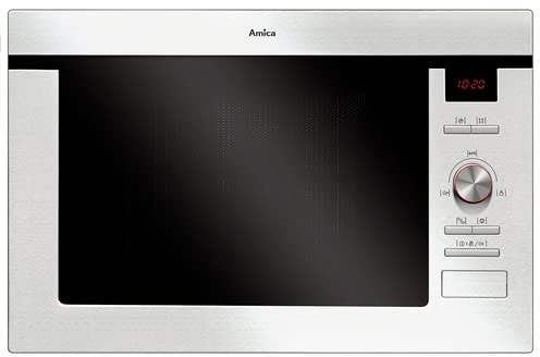 Amica grill microondas empotrable 25l 900w acero inoxidable amb8025