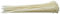 Draper 70404 Nylon 7.6 x 400mm White Cable Ties (100 Pieces)