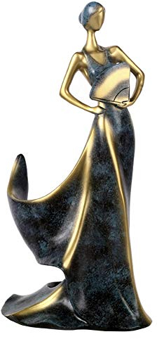Casier Bouteille De Vin Beauté Girl Model Wine Rack Porte-bouteille de vin Whisky étagère rack Sculpture pratique Vin stand Décoration Accessoires Casier Vin (Color : Blue)